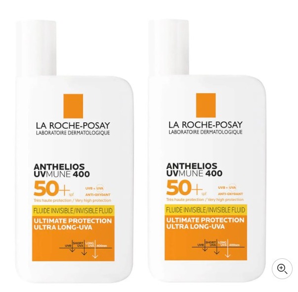理肤泉大哥大防晒SPF50+ 50ML×2！绝对防晒中的大哥！