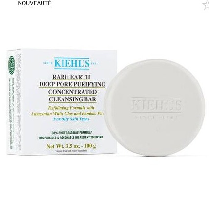 Kiehl's科颜氏白泥洁面皂100g!科颜氏全新系列!旅行必备佳品!