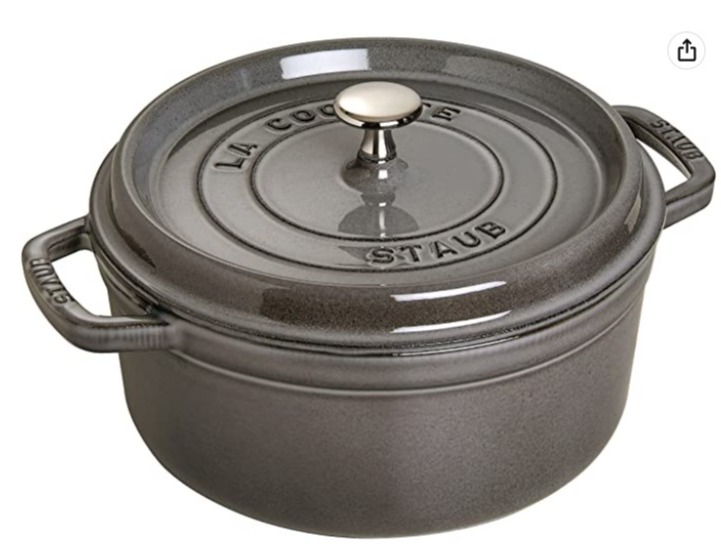 STAUB 珐琅锅 炖锅 26cm 石墨灰