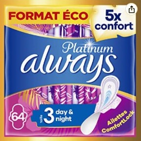 always卫生巾64张