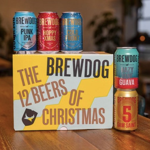 聚会必备的 Brewdog 圣诞限量啤酒套装 12罐装
