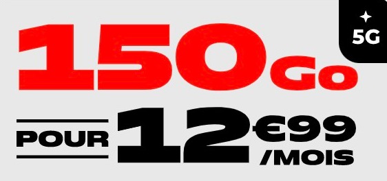 NRJ mobile>>12.99欧/月=150G，无合约套餐