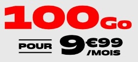 NRJ mobile>>9.99欧/月=100G，无合约套餐