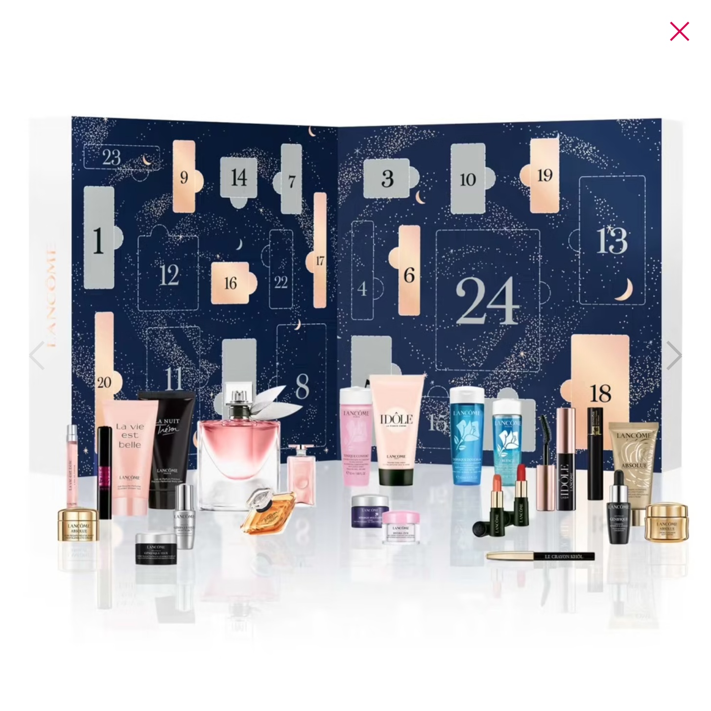 值425€ 的 Lancome/兰蔻 圣诞日历价,现在直接110€