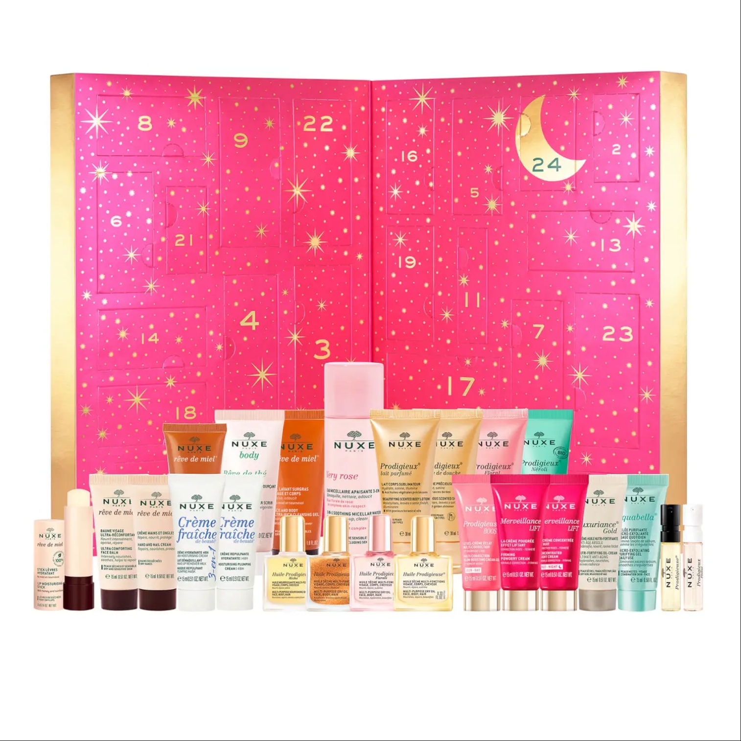 价值 127€ 的 Nuxe 圣诞日历7折仅56€