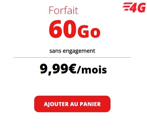 Auchan telecom 9.99欧60G