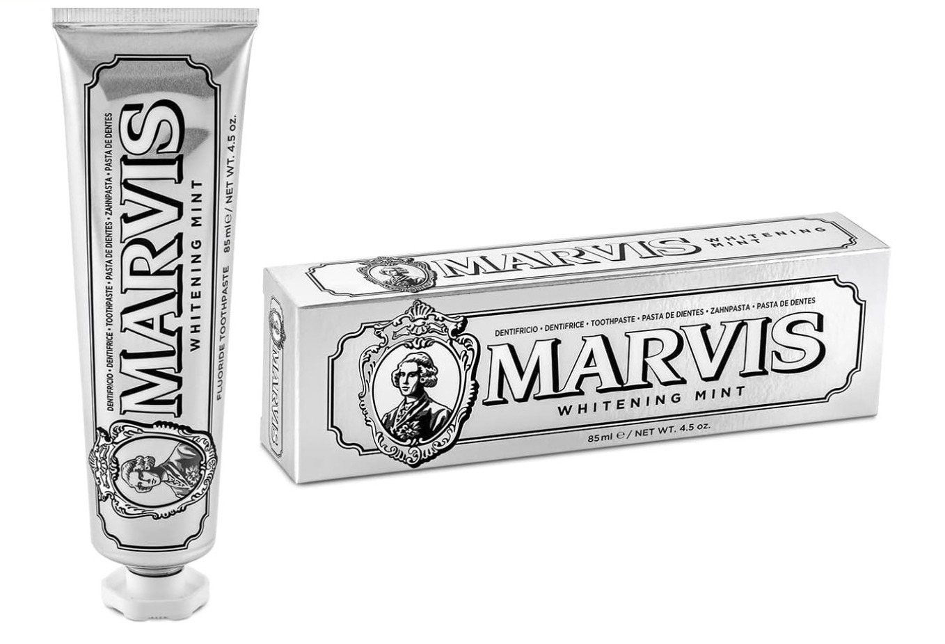 Marvis银色薄荷味牙膏