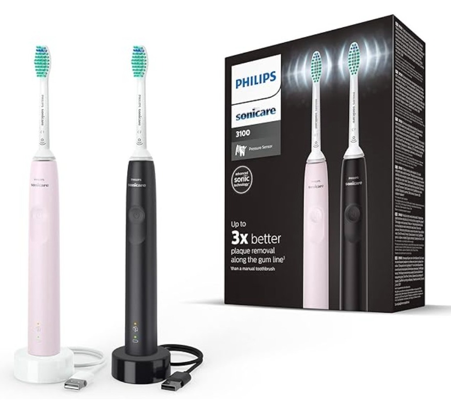 飞利浦 Sonicare 3100 电动牙刷双支装