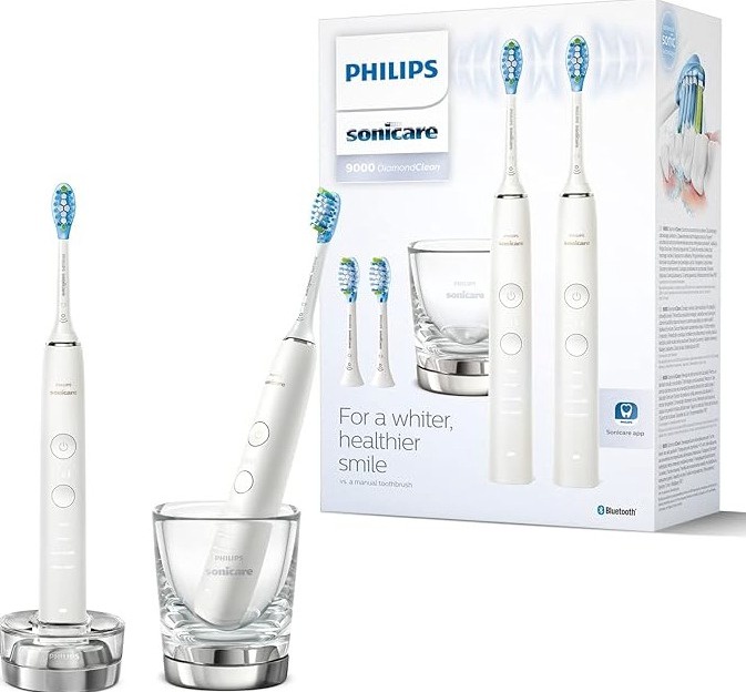 飞利浦Sonicare DiamondClean 9000电动牙刷2支装