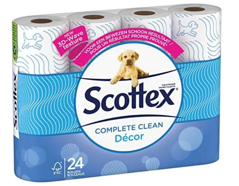 Scottex小狗卫生纸!法亚常年销量第一