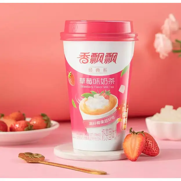 香飘飘草莓味奶茶80g