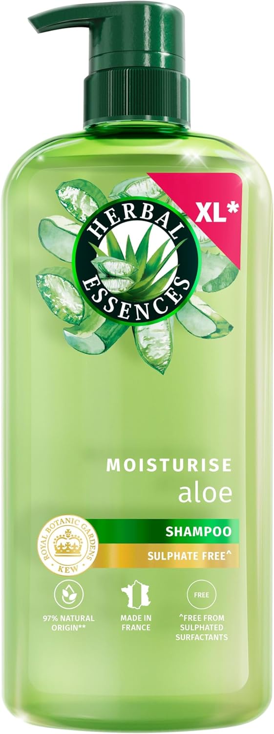Herbal Essences纯芦荟保湿洗发水史低8€入！植萃补水，枯发救星