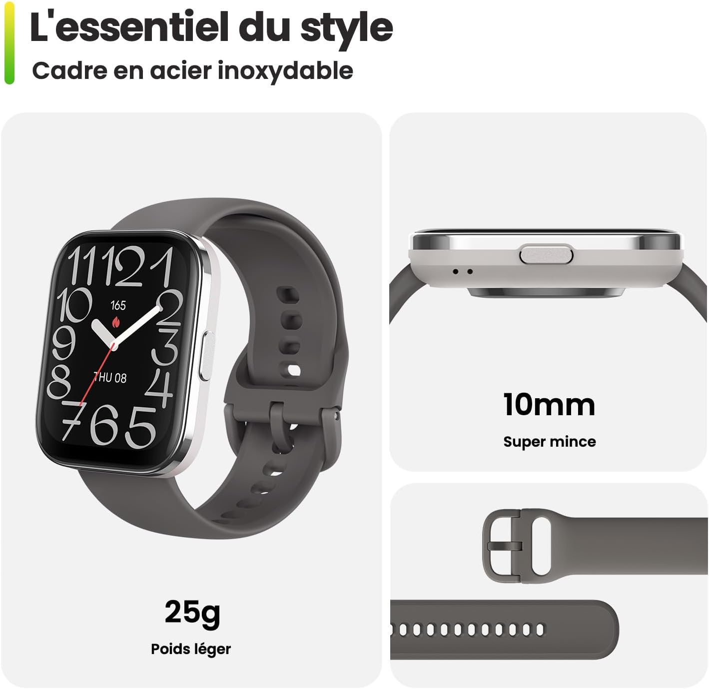 6折39€收Amazfit Bip5智能手表⌚20+运动模式支持蓝牙通话