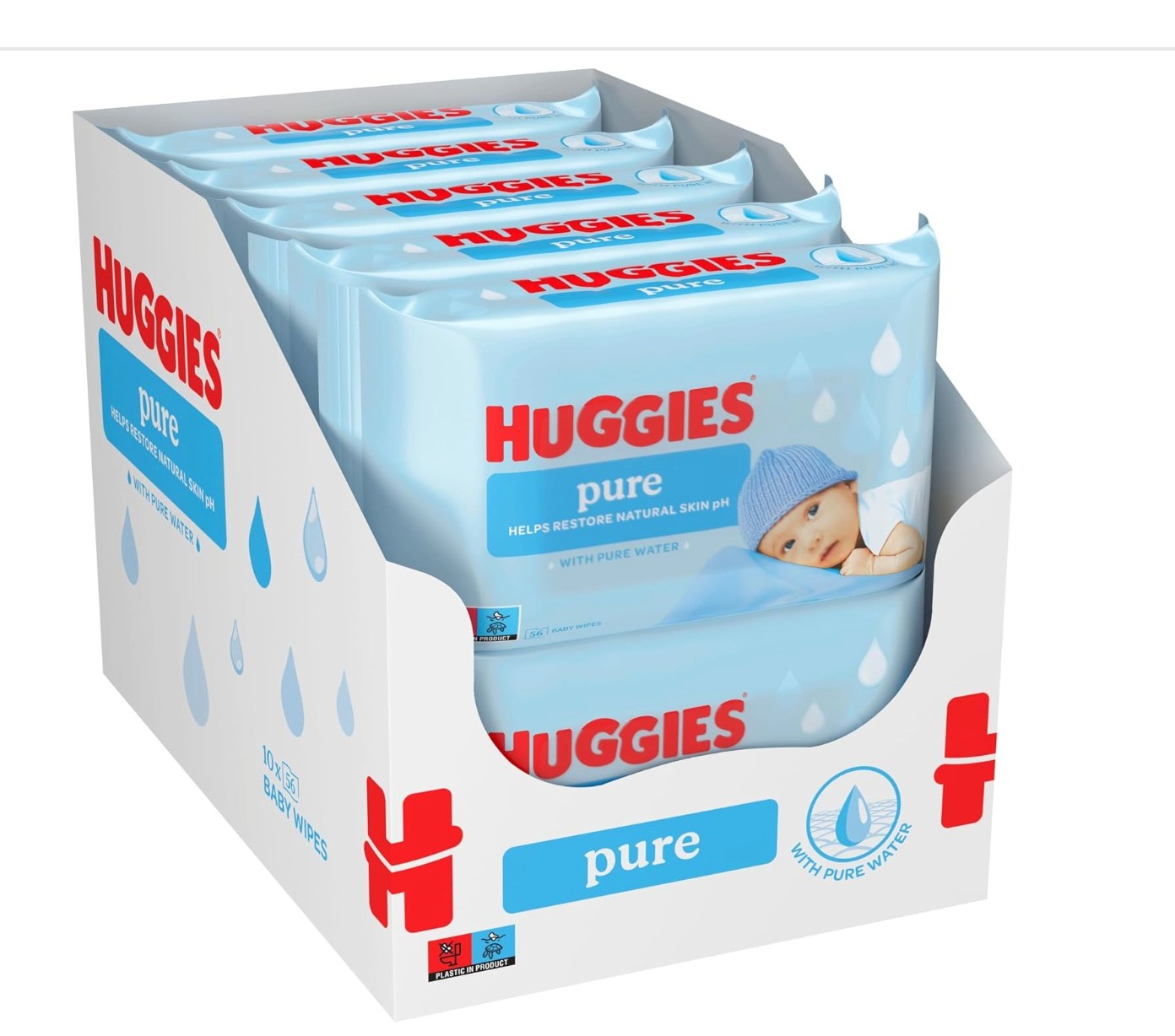 Huggies婴儿湿巾仅0.75€一大包！擦嘴擦桌子很方便！订阅价