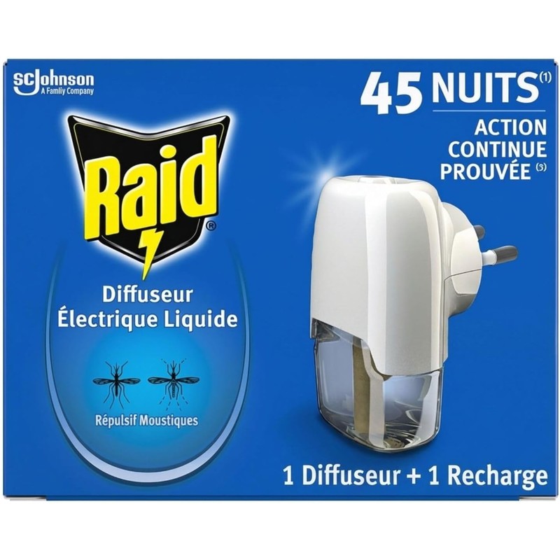 Raid 电蚊香套装仅5欧💥长效驱蚊45晚🦟轻松过一夏！